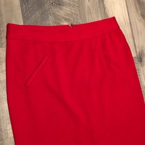 CATO Red Pencil Skirt